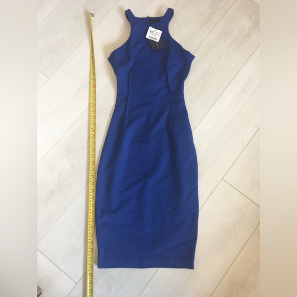 Zara’s midi dress. Blue. Size XS. New with Tags. - Picture 3 of 4